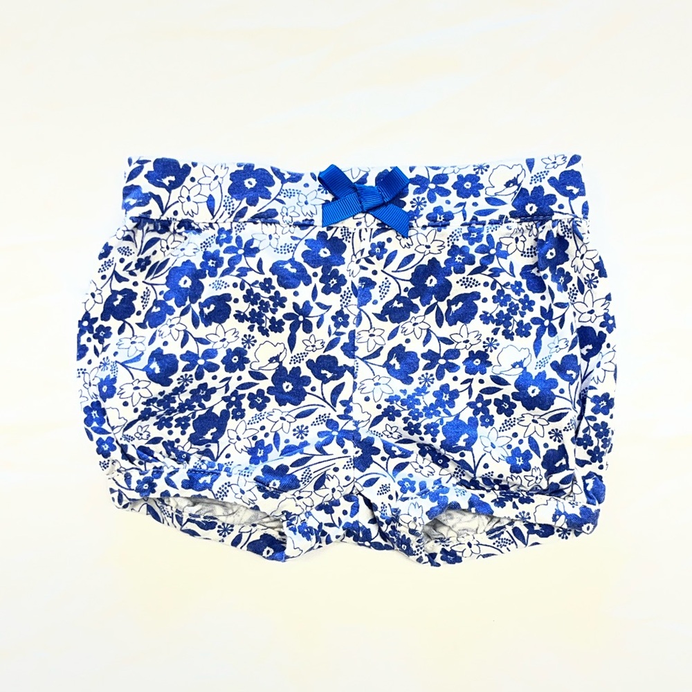 Carter's‎ Blue and White Floral Kids Shorts